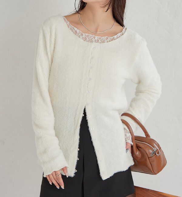  「シャギーリブカーディガン」|Tシャツ・カットソー|