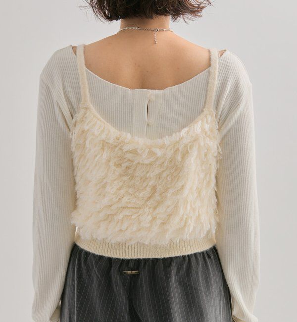  「2WAYループ ニットビスチェ」|ニット・セーター|