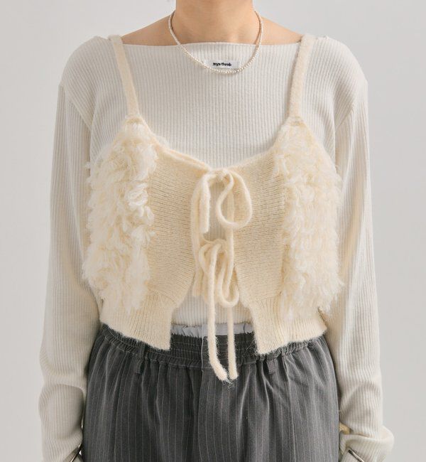  「2WAYループ ニットビスチェ」|ニット・セーター|