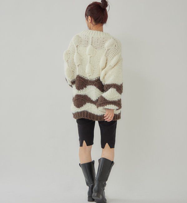  「ぽこぽこウェーブニット」|ニット・セーター|