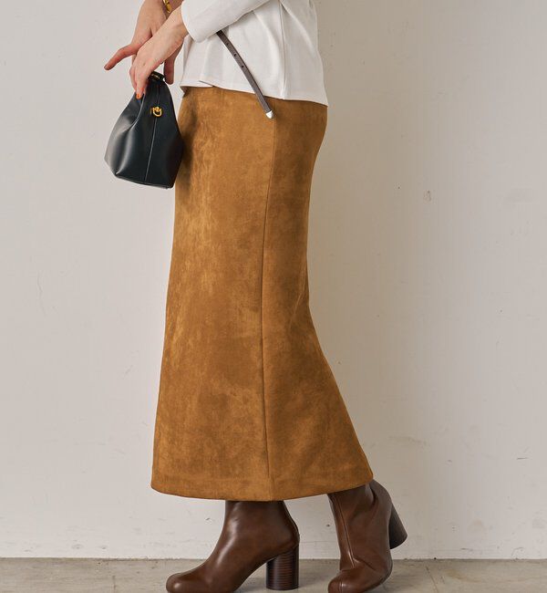  「フェイクスウェードスカート」|スカート|