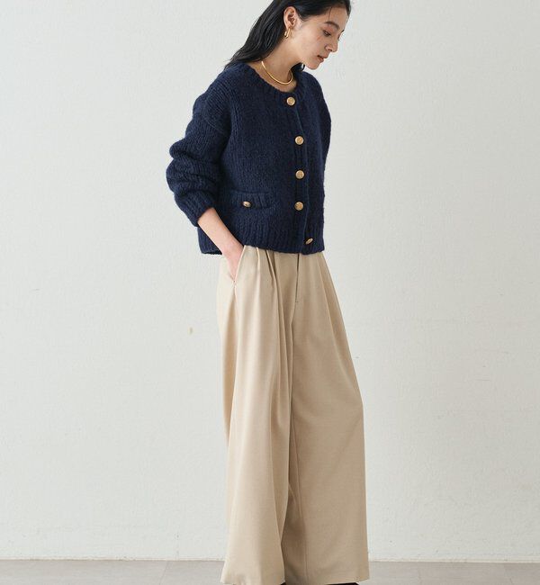  「【20周年限定】イタリアヤーン手編みニットカーデ」|ニット・セーター|