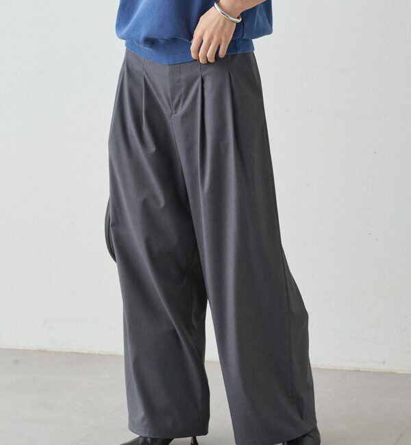 「タブベルトワイドパンツ」|チノ|