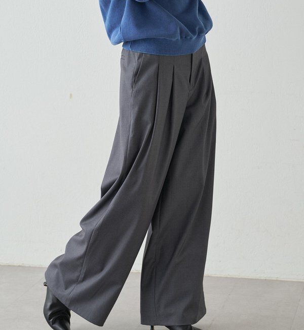  「タブベルトワイドパンツ」|チノ|