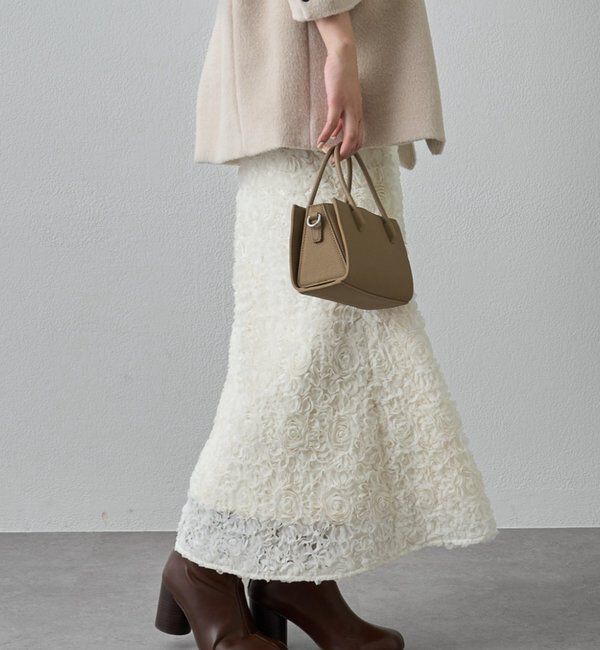  「フラワーコードフレアスカート」|スカート|