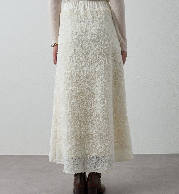  「フラワーコードフレアスカート」|スカート|