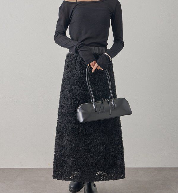  「フラワーコードフレアスカート」|スカート|