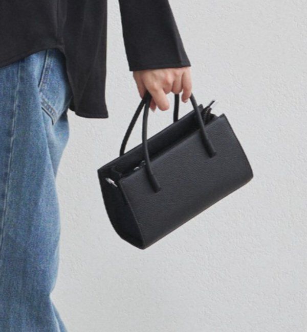  「【GALENA/ガレナ】レザーミニトートBag」|トートバッグ|ブラック