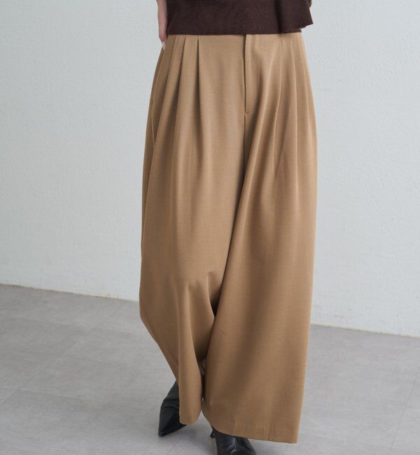  「TR3タックワイドパンツ」|チノ|