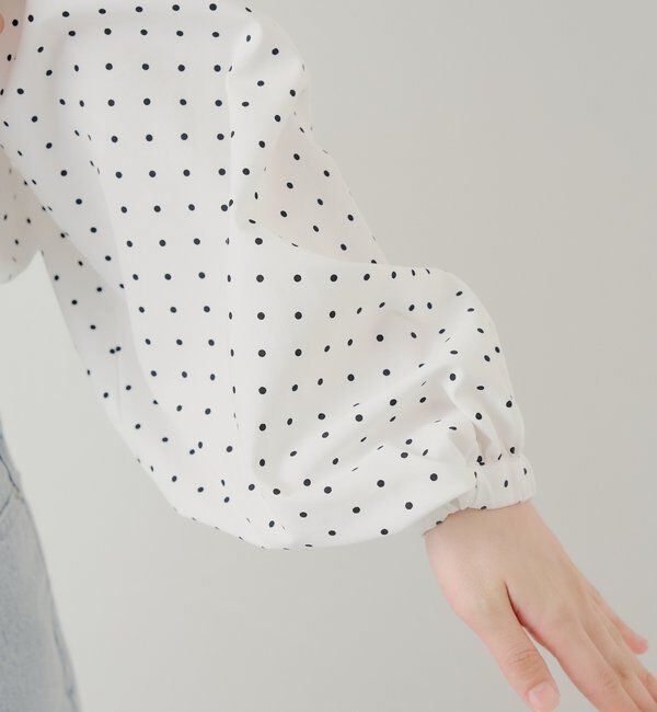  「オフショルリボンバルーンブラウス」|シャツ・ブラウス|