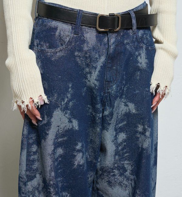  「アソート柄ローライズデニム」|デニム|