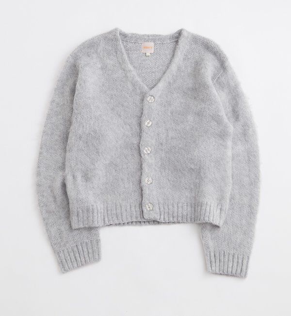  「KOOKYNモヘアライクカーディガン(無地/カモ柄)」|カーディガン|