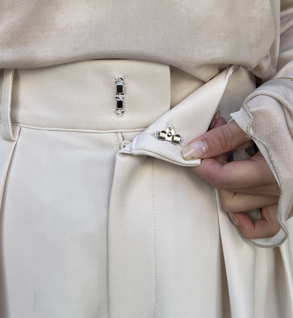  「【累計2万本突破！】【低身長・高身長サイズあり】2タックワイドパンツ」|チノ|