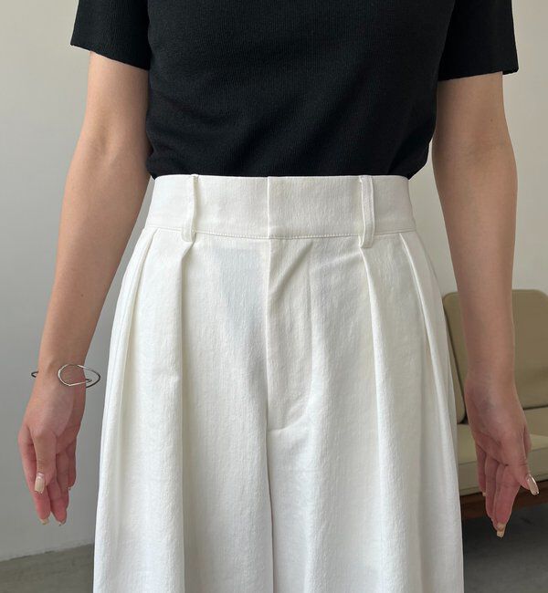  「【選べる4サイズ展開】2タックコットンパンツ」|チノ|