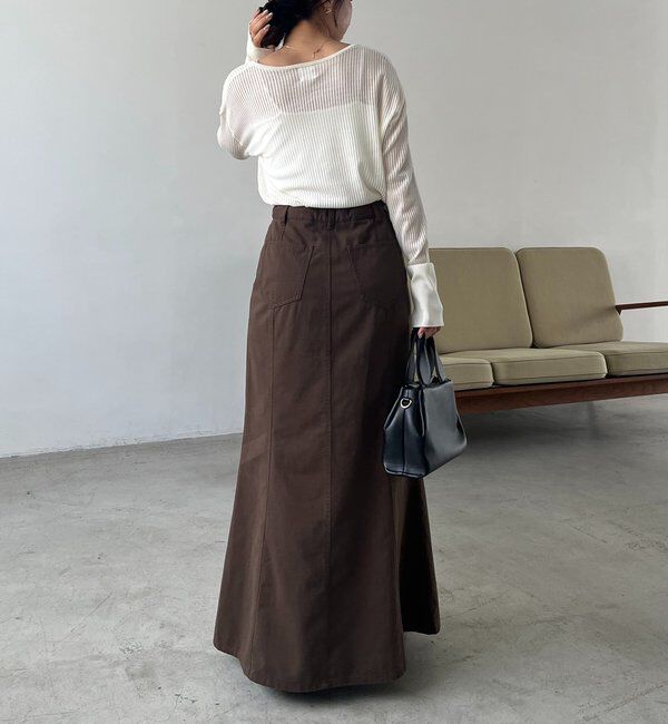  「【セットアップ対応】コットンフレアスカート」|スカート|