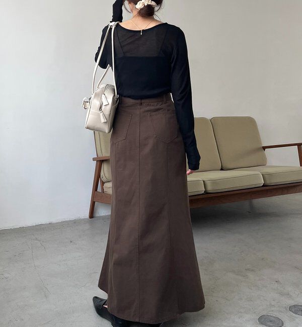  「【セットアップ対応】コットンフレアスカート」|スカート|