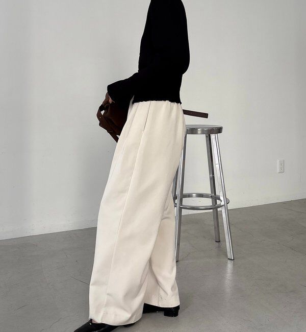  「【スタイルアップ効果◎】裾シャーリングリブカーディガン」|カーディガン|