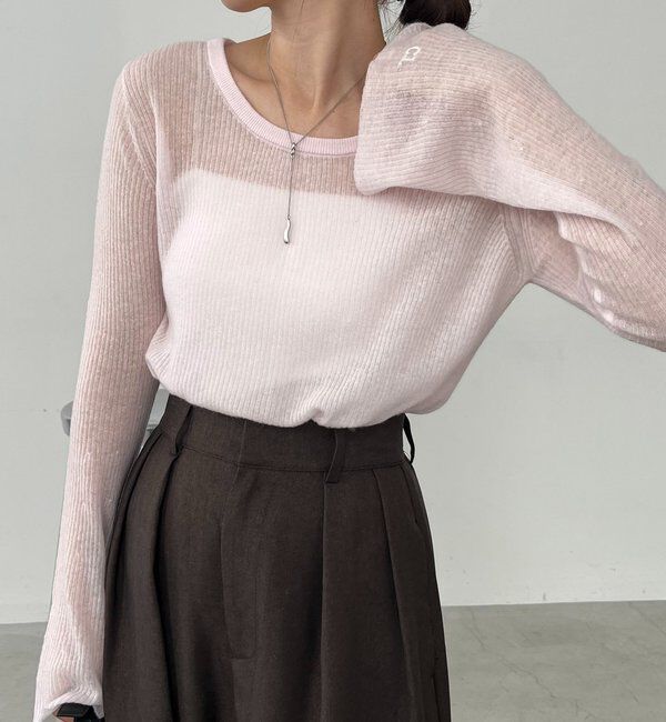  「〈C.L〉カシミアウールフレアスリーブニット」|ニット・セーター|