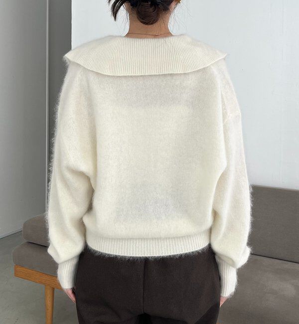  「【上質な着心地】WOOL100ミンクタッチカーディガン」|カーディガン|