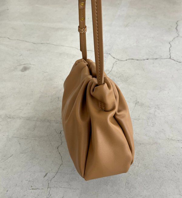  「【新色/ライトベージュ】クラウディギャザーバッグ」|トートバッグ|