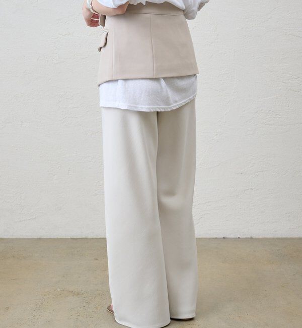  「ダブルクロスワイドパンツ」|チノ|