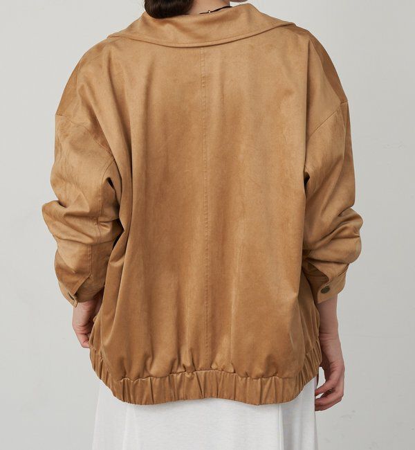  「フェイクスウェードブルゾン」|ブルゾン・スタジャン|