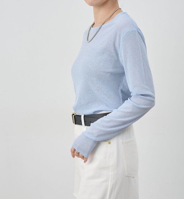  「シアーロングスリーブTee」|Tシャツ・カットソー|