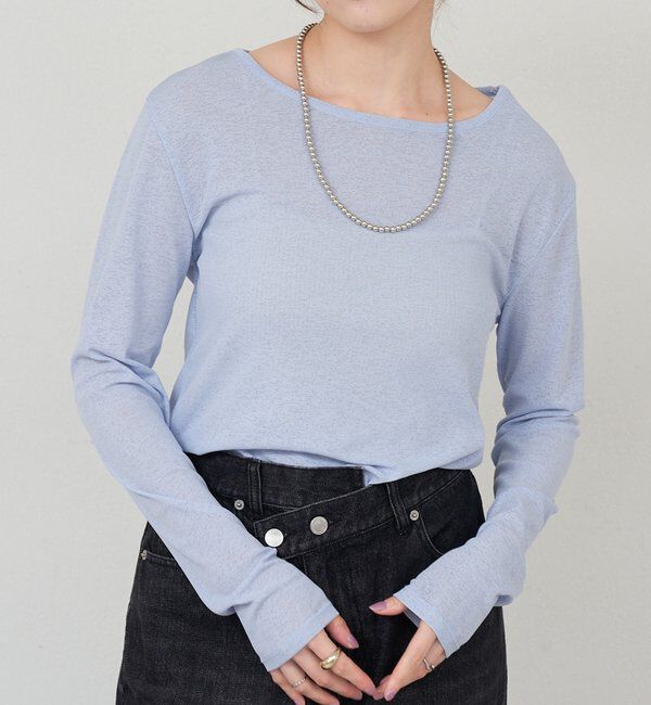  「シアーロングスリーブTee」|Tシャツ・カットソー|