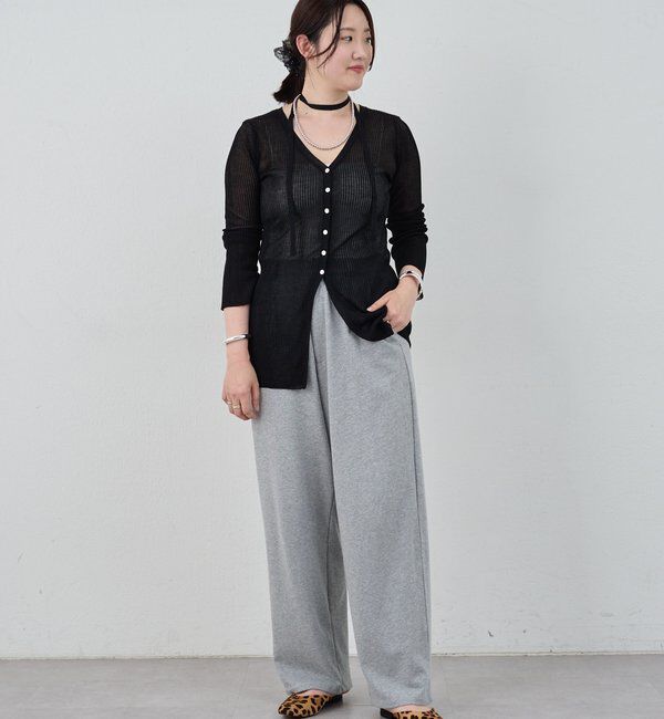  「【インフルエンサー＠komorin_コラボ】チョーカーリブカーディガン」|カーディガン|