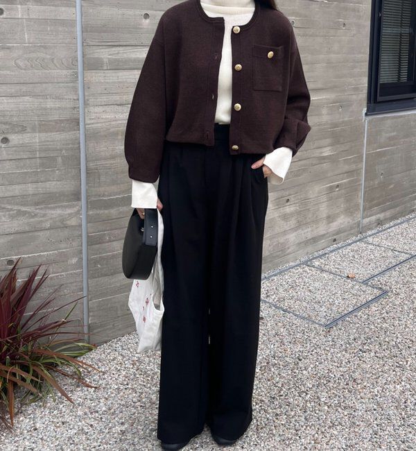  「ラメニットカーディガン」|カーディガン|