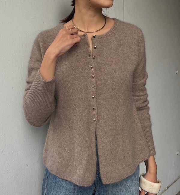  「ラクーンペプラムカーディガン」|カーディガン|