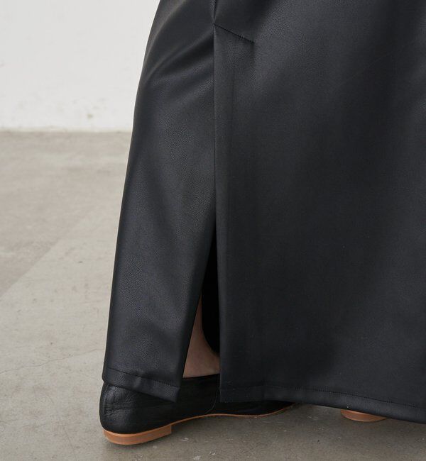  「レザーマキシスカート」|スカート|