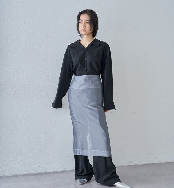  「4WAYダブルレイヤードスカート」|スカート|