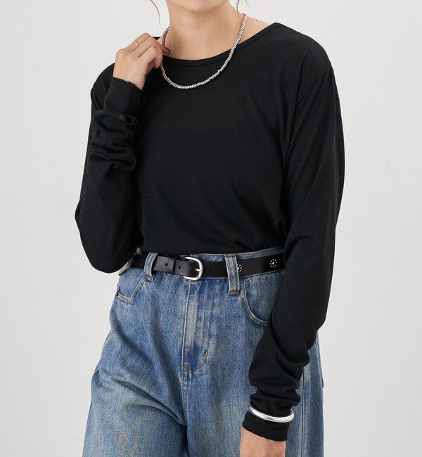  「シアーロングスリーブTEE」|Tシャツ・カットソー|