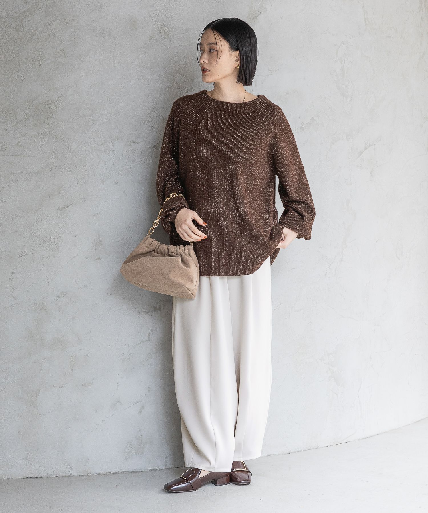 A part by 「スポンディッシュＷアゼプルオーバー」|ニット・セーター|