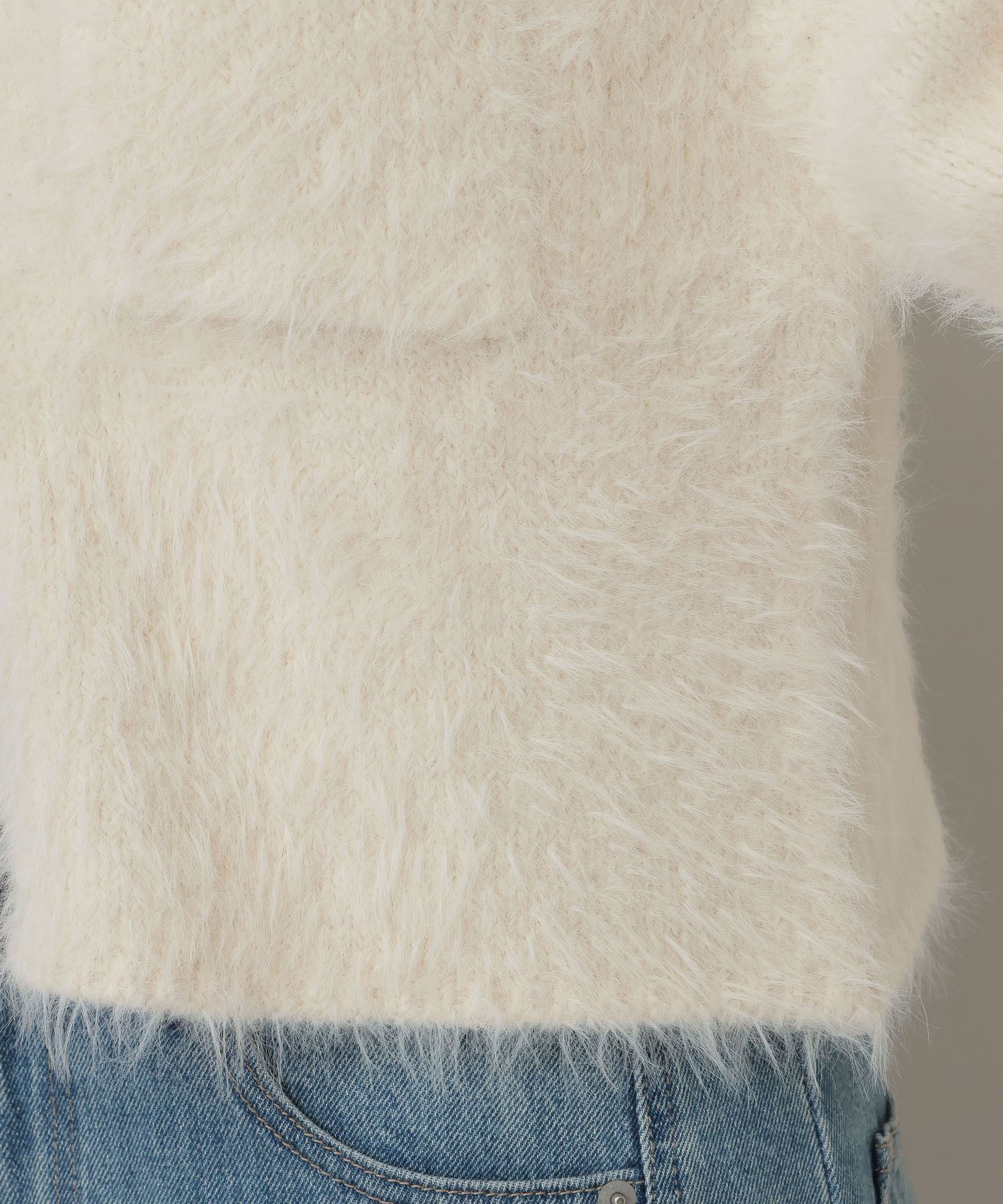 A part by 「アルパカファーハイショクカーディガン」|ニット・セーター|