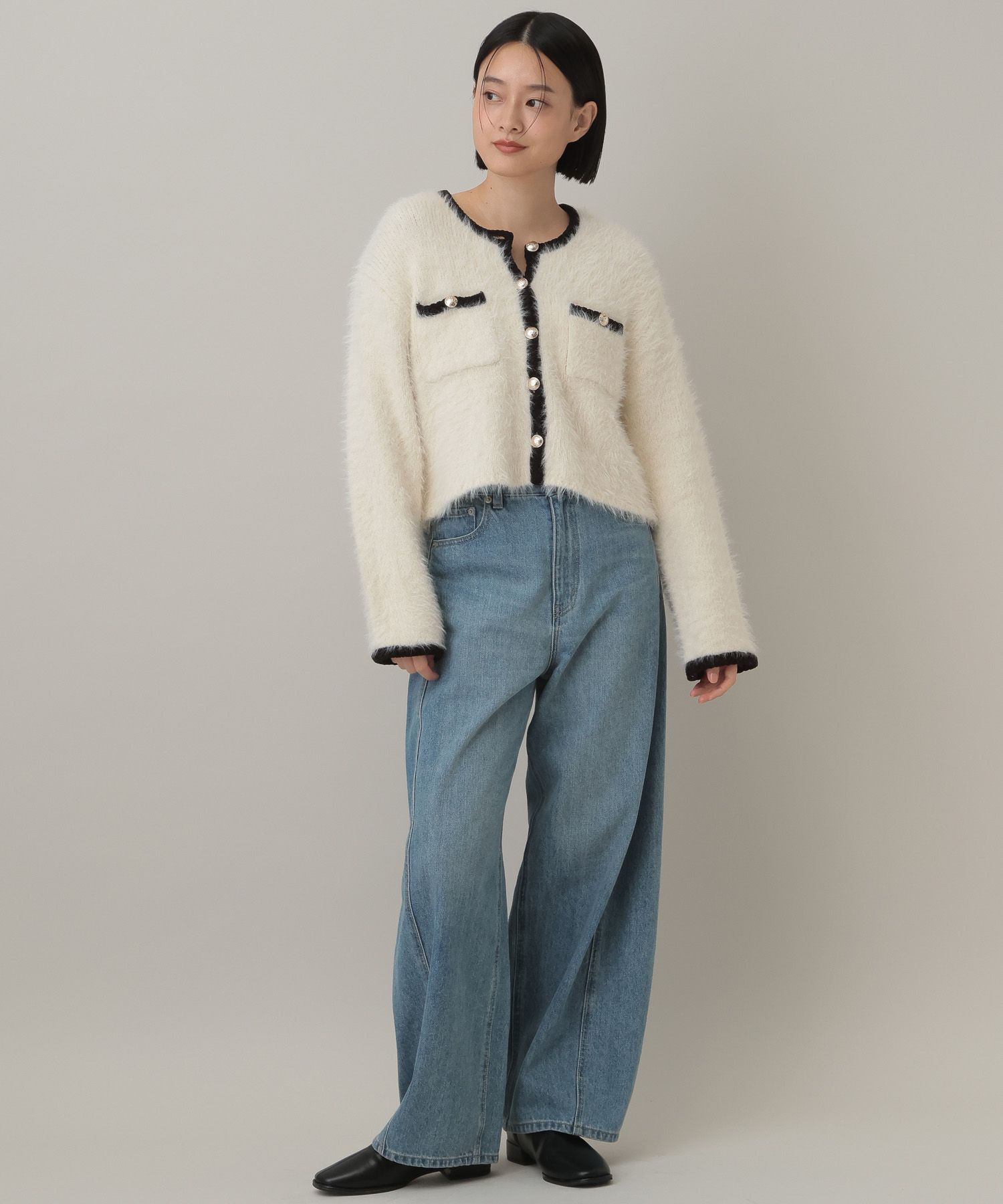 A part by 「アルパカファーハイショクカーディガン」|ニット・セーター|