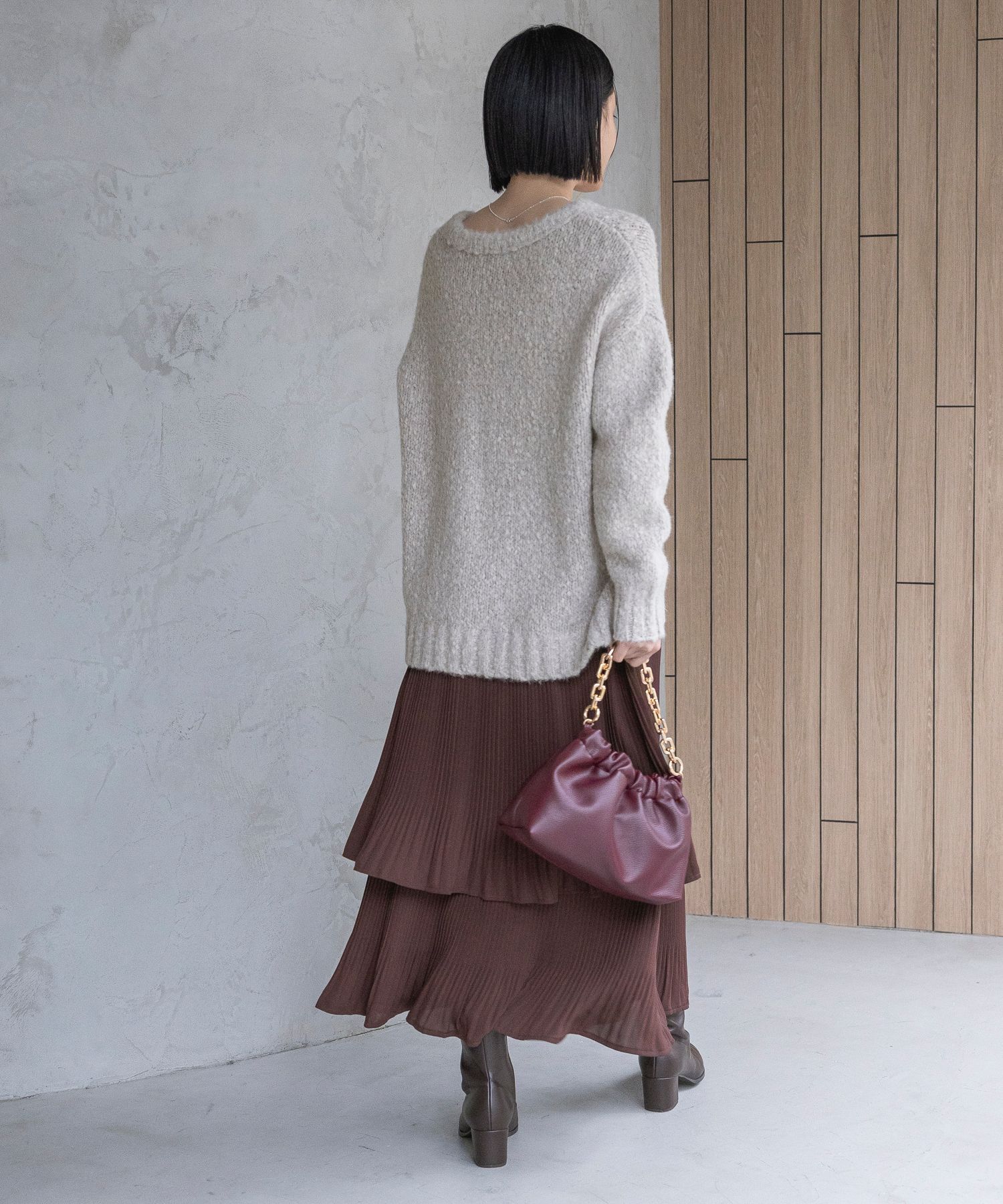 A part by 「フェザールーズニットプルオーバー」|ニット・セーター|