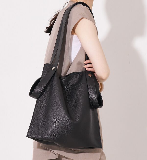 collex「【WEB限定】【BEAURE/ヴュレ】カウレザー 2WAY ハンドル トートバッ」|トートバッグ|