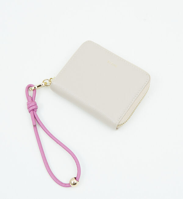 collex「【WEB限定】【BEAURE/ヴュレ】ストライプ付きウォレット」|財布|ベージュ