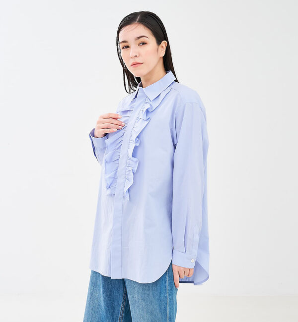 collex「フロントフリルシャツ」|シャツ・ブラウス|