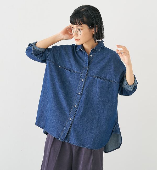 collex「ライトオンスデニムシャツ」|シャツ・ブラウス|
