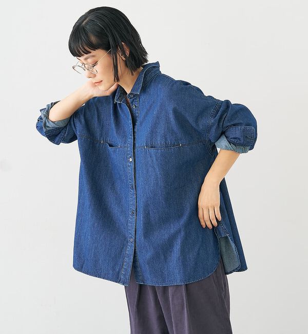 collex「ライトオンスデニムシャツ」|シャツ・ブラウス|
