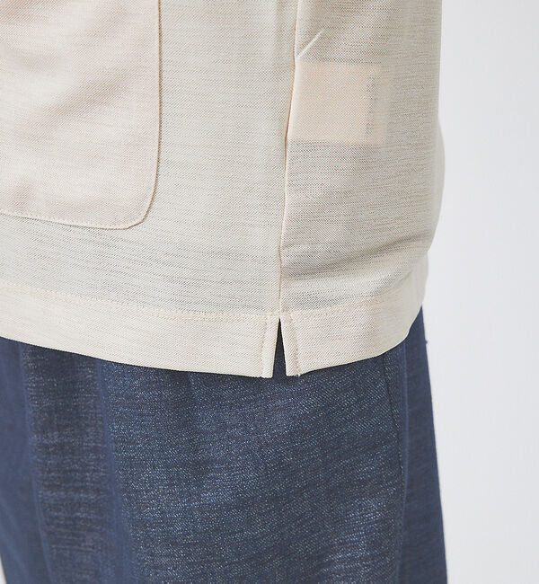 ABAHOUSE「【定番/シアー素材】ストレッチ カノコ ワンボタン カーディガン」|カーディガン|