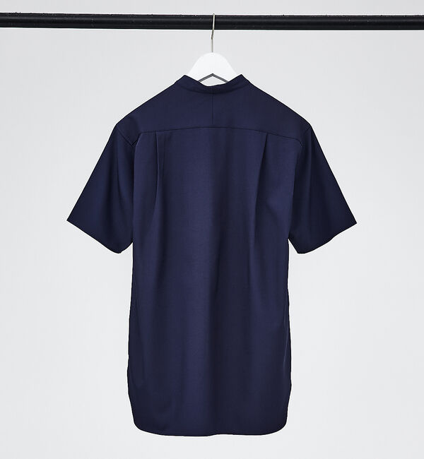 ABAHOUSE「【2023年デザイン / 変形衿】カラーレス 半袖 シャツ」|シャツ・ブラウス|