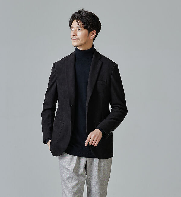 ABAHOUSE「【シルクの様な光沢】カシミヤ　タートルネック ニット」|ニット・セーター|