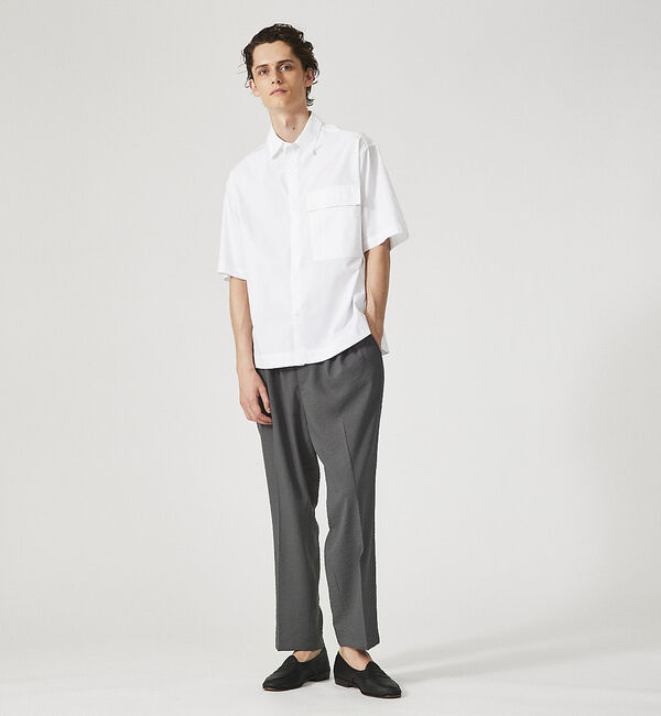 ABAHOUSE「【セットアップ対応】クレープ ストレッチ イージースラックス / ワイドパンツ」|その他|