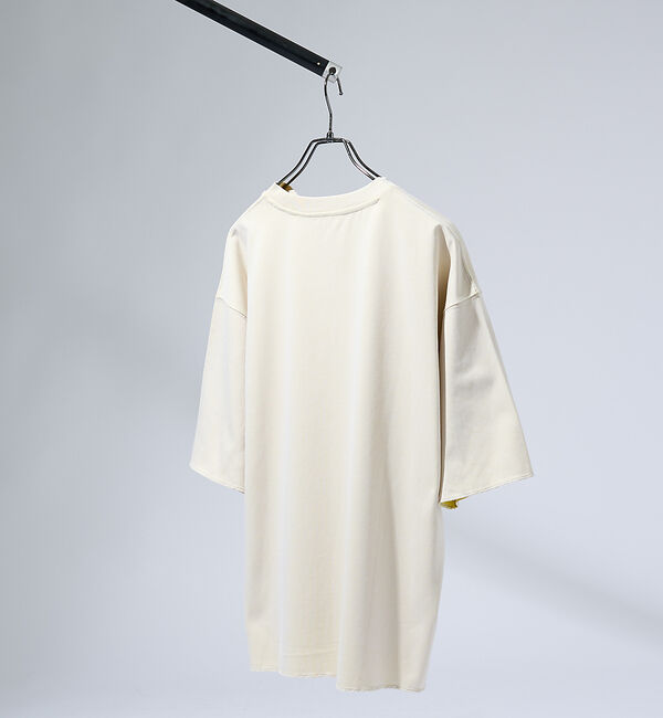 ABAHOUSE「【リバーシブル配色】バックメッシュ 半袖Ｔシャツ / オーバーサイズ」|Tシャツ・カットソー|