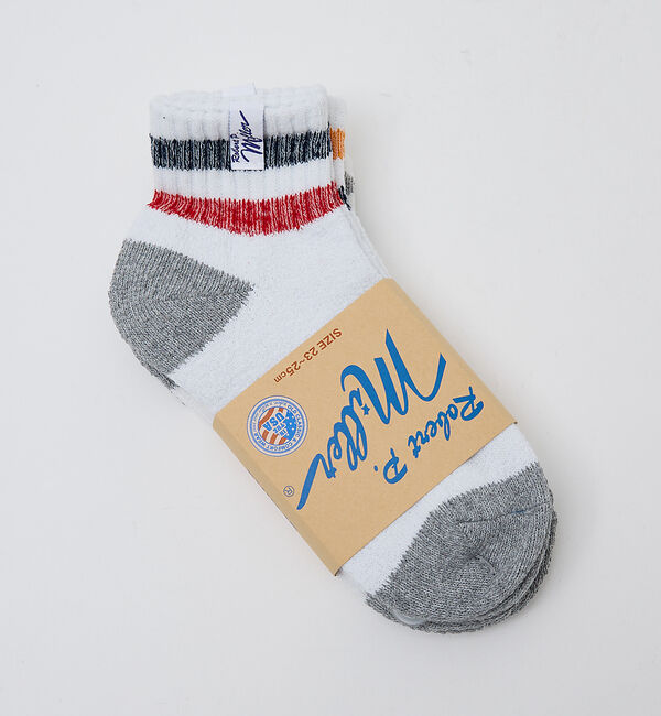 ABAHOUSE「【Robert P Miller | ロバート・ピー・ミラー】Miller 3P」|ソックス|