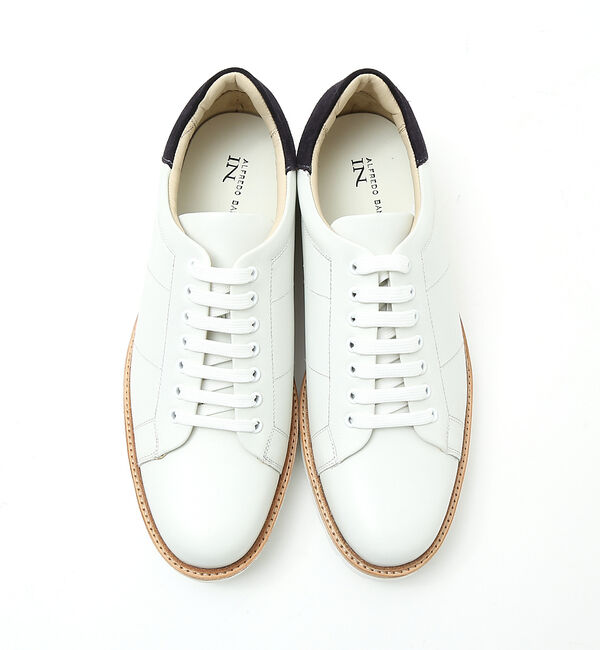 alfredoBANNISTER「【一部店舗＋WEB限定】レザー ウェルト 厚底ソール レースアップ スニーカー」|スニーカー|